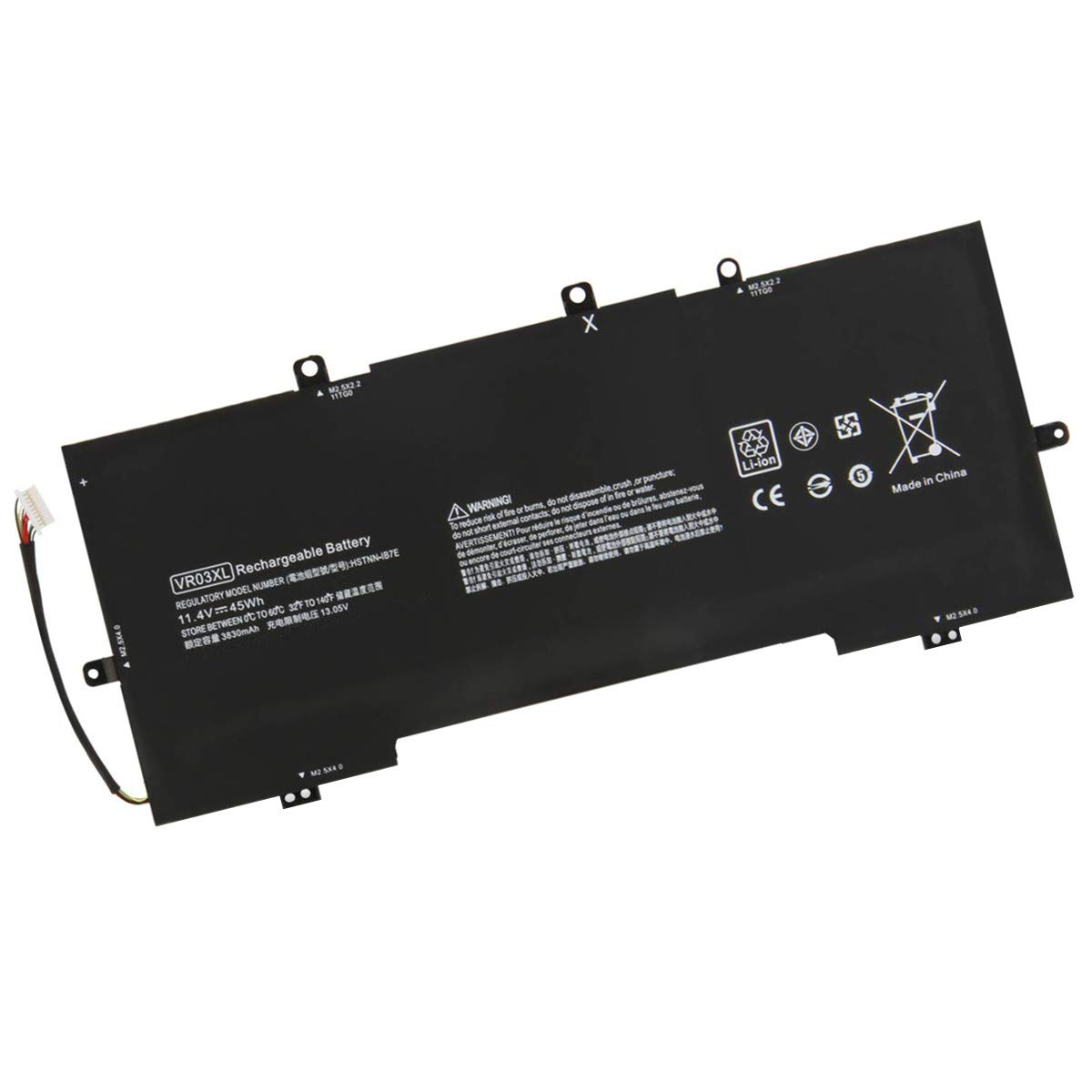 Uniamy VR03XL 816497-1C1 Replacement Battery For Envy 13" 13-D023TU 13-D024TU 13-D025TU 13-D046TU 13-D051TU 13-D056TU Pavilion 13-D 13-D000 13-D000NG