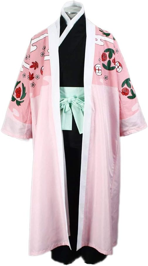 Wsysnl Halloween Japanese Anime Cosplay Costume Uniform for Shunsui Kyoraku V3