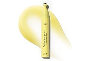 Abib Retinal Eye Serum Lifting Roller 0.5 Fl Oz,15ml | Anti-Aging Eye Applicator for Wrinkles, Puffiness, Dark Circles with Caffeine & Bakuchiol for Under Eyes | Travel Size Skincare Essential