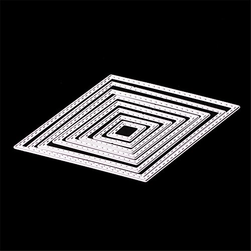 Dream_light Metal Cutting Dies, Embossing Dies Stencil Template Mould for DIY Scrapbooking Photo Album Paper Card Making Craft Wedding Party Decoration DIY Gift, Die-Cuts (Diamond)