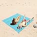 BASEIN Sand Scape Beach Mat Large Size Outdoor Picnic Camping Blanket - Blue