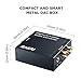 EAKAI Digital Optical Coax to Analog RCA Audio Converter with 3.5 mm Jack, 24-bit DAC with DC 5V Power Supply Adapter [USA UL Licensed]