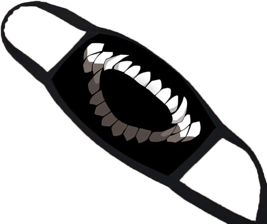 Tiyila My Hero Academia Mouth Mask Cosplay Mask, Unisex Anime Mask Anti-dust Cotton Face Mask