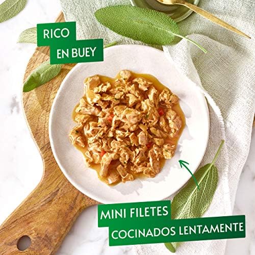 Purina Nature's Creations Nourriture Humide Naturelle pour Chat avec bœuf, 24 boîtes de 85 g