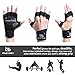 Weight Lifting Gloves with Special Inserts for a Stronger Grip | Integrated Wrist Wraps | Full Palm Protection | Great for Pull-Ups, Cross-Training, Fitness & Powerlifting | Men & Women