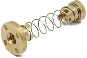 ReliaBot T8 Tr8x2 Anti Backlash Spring Loaded Nut Elimination Gap for Acme Threaded T8x2 Lead Screw (2mm Pitch, 1 Start, 2mm-Lead)