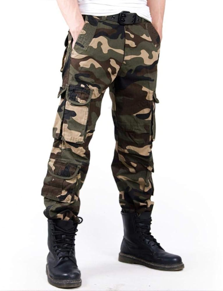 baggy military cargo pants