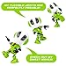 Force1 Ditto Mini Talking Robot for Kids - Robot Voice Changer Toy with Posable Body and LED Eyes, Green