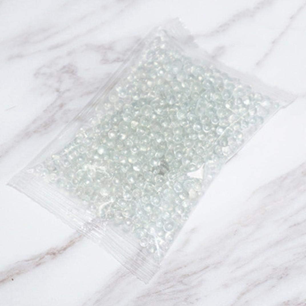 chungeng Unique Fishbowl Beads for Slime, Clear 7 Ounces Plastic Fish Bowl Slime Beads Vase Filler Beads Modern and Elegant in Fashion (None Fish tank beads 50 grams)