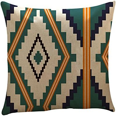 koperras Geometric Multi Color Pillow Cover,45cm x 45cm (18in x 18in),Cushion Cover Throw Home Car Pillow Case