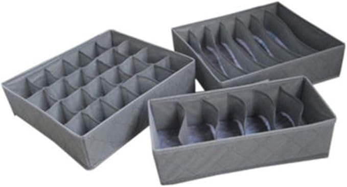 Yanyuyu Cajas almacenaje Ropa Organizador de cajones Ropa Interior Ropa