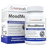Natural Stress and Anxiety Relief Supplement Pills - Natural Herbal Support for Anxiety, Stress Relief and Mood Enhancement with Ashwagandha, 5-HTP, GABA, St. John's Wort & Chamomile - 60 Veg Capsules