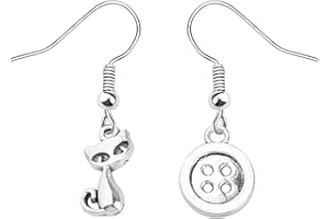 UJIMS Horror and Fantasy Film Inspired gift Horror Charm Bracelet Movies Fans Necklace Gifts Cartoon Movie Fans Earrings