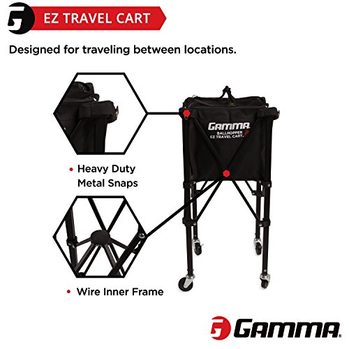 GAMMA Sports EZ Travel Cart Pro Ball Hopper 150 Pricepulse