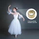 URAQT Hair Bun Shaper 2Pcs Donut Bun Maker for DIY Hairstyles Ballet Hair view 6