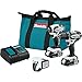 Makita CT322W 18V LXT® Lithium-Ion Compact Cordless 3-Pc. Combo Kit (1.5Ah)