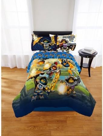 Lego Nexo Knight 'Powering Up' Reversible Twin/Full Comforter and Twin sheets