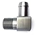 JSD 1037 Stainless Steel 90 Degree Heater Hose Fitting 1/2
