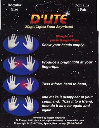 D'Lite Regular Size - Red Pair - The Greatest Thing to Hit the Magic Market Since Cups and Balls!