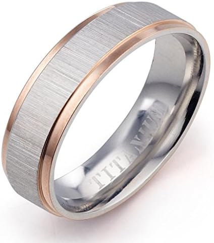 Groom Bride Muti Tone Rose Gold Silver Couple Promise Anniversary Wedding Ring Valentine Day Gift