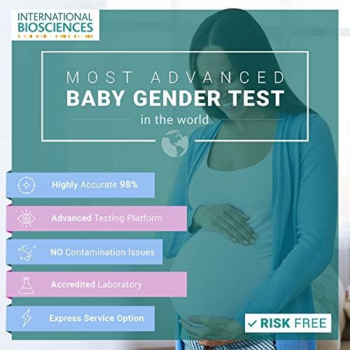 Advanced Prenatal Baby Gender DNA Test Kit, 98% Accurate Result from 10 Weeks of Pregnancy, 100% Money Back Guarantee
