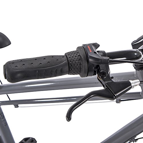 700c Royce Union RMX Mens 3-Speed Commuter Bike, 21" Aluminum Frame, Cool Gray