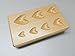 Heart Shape Wood Dapping Block Jewelry Metal Wooden Forming Shaping Tool 7 Sizes by JTS