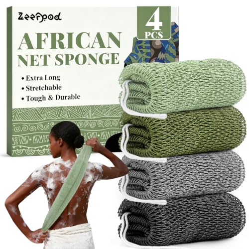 African Net Sponge 4 Pack