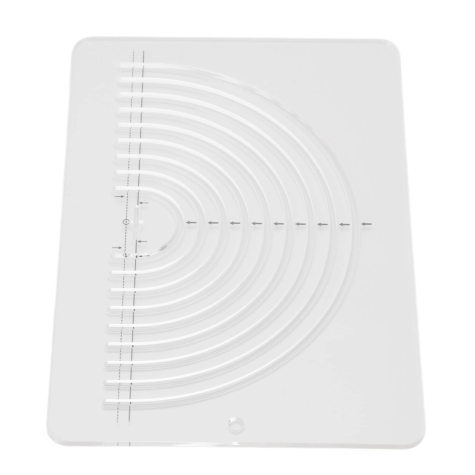 Quilting Templates, Circle Cutter Ruler, Diy Circle Quilting Cutting Templates Sewing Ruler for Patchwork Sewing, Acrylic Circle Templates for Cloth Paper Cards, Fabric Cutting Accessories