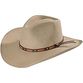 Stetson Hutchins 3X Wool Felt Stone Cowboy Hat (SWHUTC-403420)