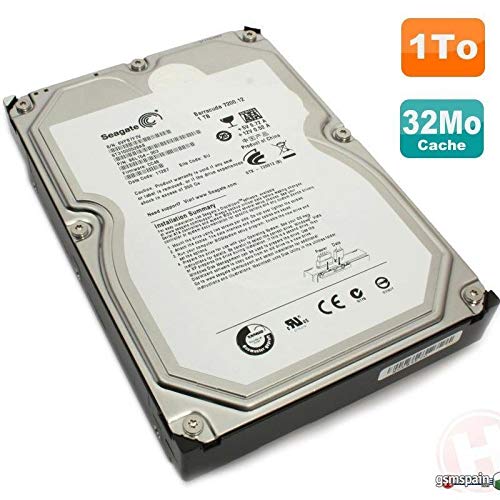 Festplatte 1TO sata 3.5' seagate barracuda ST31000528AS 9SL154 7200RPM 32Mo