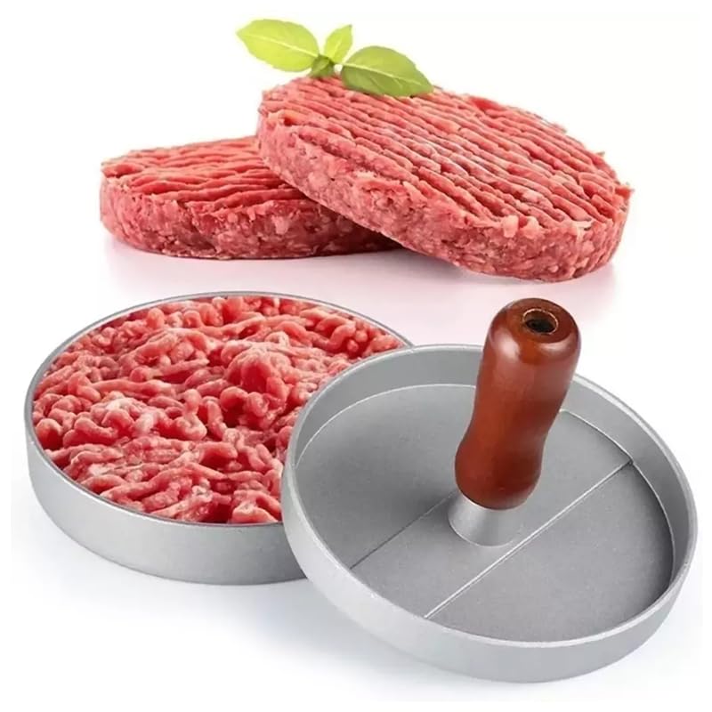 Forma Modelador Hamburguer Artesanal Desmontável Leve e Resistente Fácil de Usar e Limpar