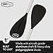 SUP Paddle - 3 Piece Paddle Board Paddles Adjustable - Lightweight, Durable & Packable for Travel - Floating Paddle Board Paddle w/High-Grade Aluminum Shaft & Nylon Blade for Efficient Strokes