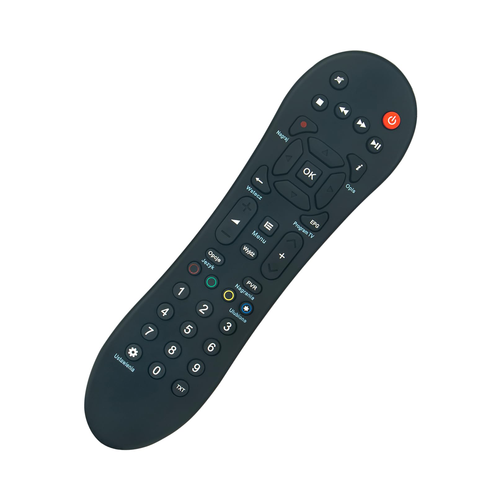 Replacement Remote Control -VINABTY-fit for PILOT CYFROWY POLSAT EvoBox Remote Control HD3000 HD1000 HD2000 HD5000 HD5500s HD6000 HD7000 dvb-t DO EVOBOX Z LOGO 1st class