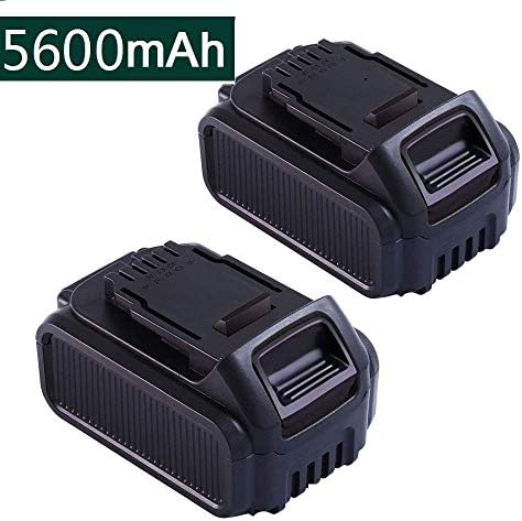 Upgraded 5600mAh for Dewalt 20V Battery Replace 20 Volt Lithium-ion DCB205 DCB205-2 DCB206 DCB207 DCB204 DCB203 DCB201 DCB200 DCB180 DCD/DCF/DCG/DCS Series