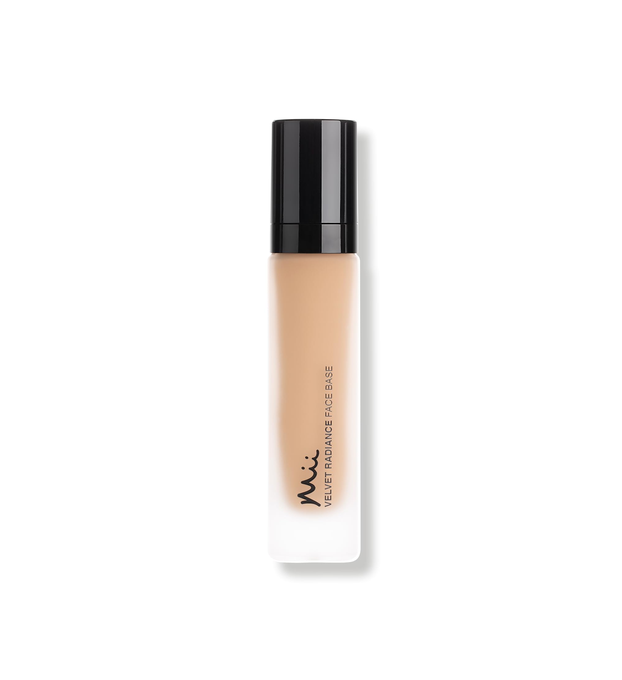 Mii Cosmetics Velvet Radiance Face Base, Liquid Foundation, Satin Finish, Weightless, Medium to High Coverage, Long Lasting, Truly 08