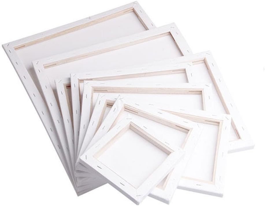 Mintice Artist Blank Stertched Acrylic Box Framed Cotton Art Canvas Oil Painting 20 X 30cm