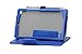 i-UniK Huawei MediaPad T3 7 Compatible Slim Folio Kickstand Tablet Case [Bonus Stylus] (Blue)