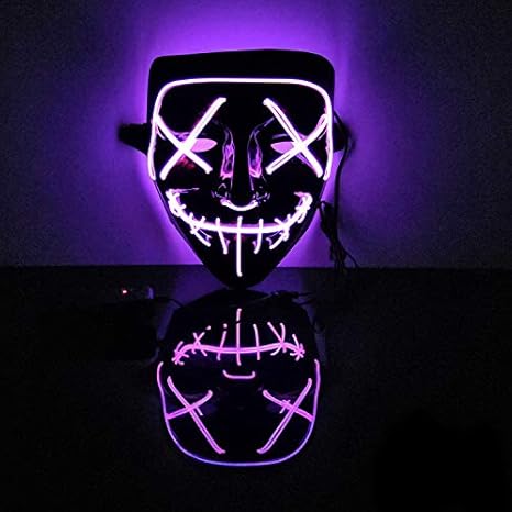 Amazon 面白い Led光るホラーマスク ハロウィン仮装 仮面 光る Led ハロウィンマスク コスプレ オシャレled光るマスク かっこいい ホラー マスク面白いマスク プレゼント おしゃれ 小物 ハロウィン Cosplay ホラーマスク 仮面 コスプレ小物 仮装 ハロウィン クリスマス