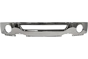MBI AUTO - Chrome, Steel Front Bumper Face Bar for 2006 2007 2008 Ford F150 Pickup W/Fog Light Holes 06-08, FO1002399