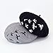 JOOWEN Women's Vintage Plain Beret Hat Girls Wool Warm Beanie Cap