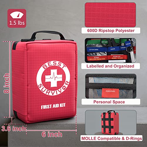 【2023 First Aid Kit Labelled Compartments Molle