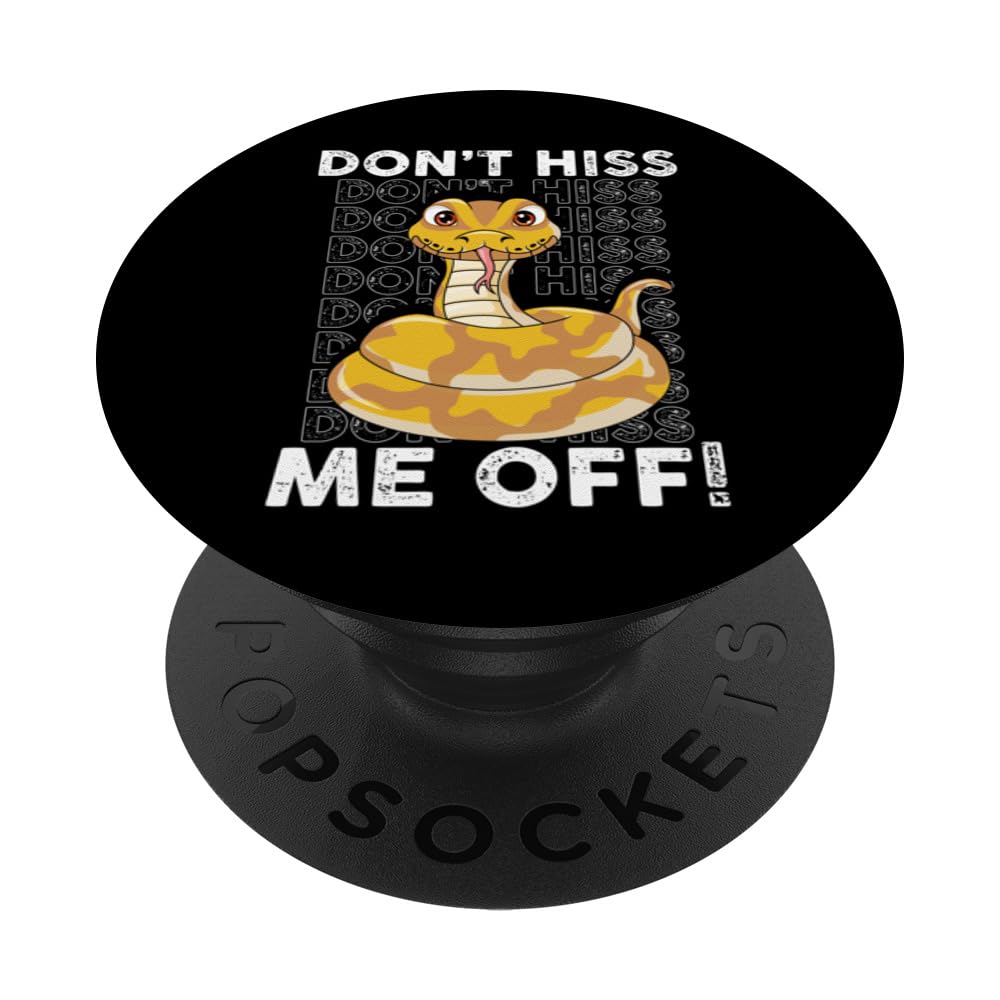 Banana Ball Python Design and Noodle Reptile Designs PopSockets Swappable PopGrip