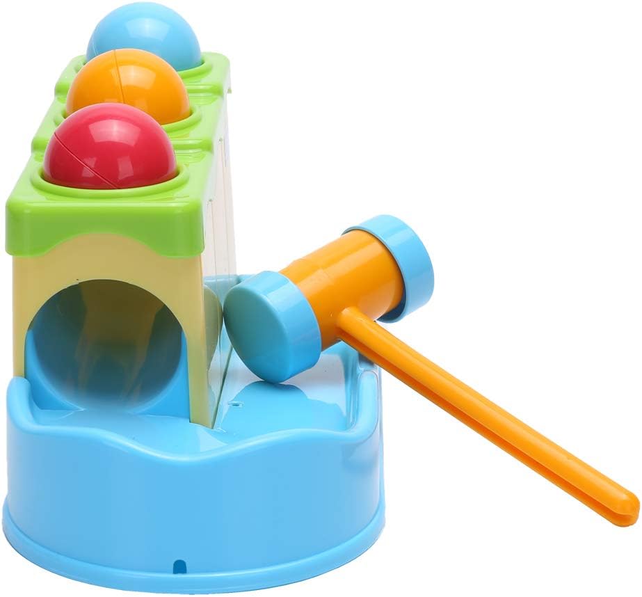 top bright wooden pounding toys toddlers hammer 4 balls gifts 1 2 year olds boys girls