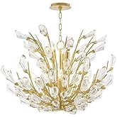 Hudson Valley Lighting 7223-GL Tulip - Four Light Flush Mount in Transitional Style - 23.25 Inches Wide by 7 Inches High, Fin