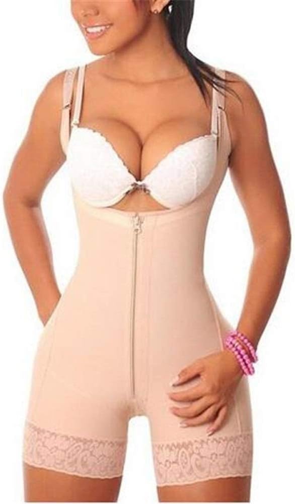 JFYCUICAN Women Bodysuit Slimming Sheath Corset Modeling Strap Shaperwear Lace Sexy Body Shaper With Zipper Waist Trainer