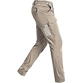 Cycorld Men's 7-Pocket Hiking Pants - Lightweight Quick-Dry Water-Resistant Stretch for Travel Camping Fishing