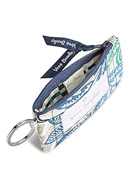 Vera Bradley Zip ID Case, Signature Cotton, Azul, talla única