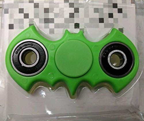 USA GREEN BATMAN STYLE FIGET HAND FIDGET SPINNER CUBE DESK TOY PLASTIC~ 4 COLORS
