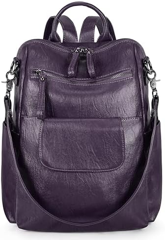 boyatu womens leather backpacks ladies travel purse satchel Amazon.com: BOYATU Genuine Leather Backpack Purse for Women: Fashion Soft BackPacks  Bag